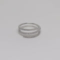 Triple Hoop Silver Ring