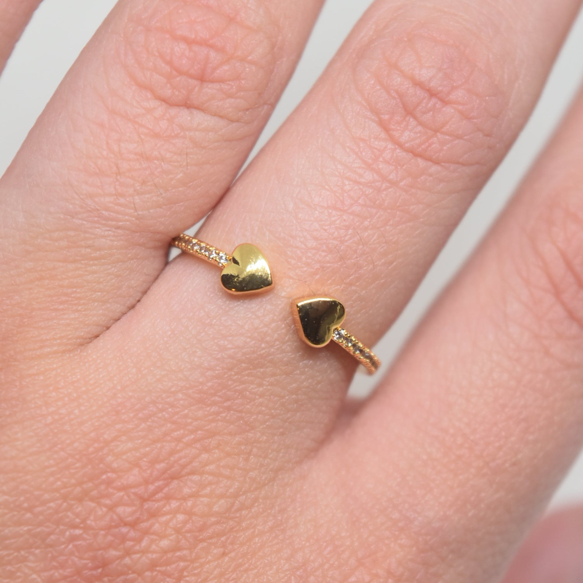 Mini Heart Gold Ring