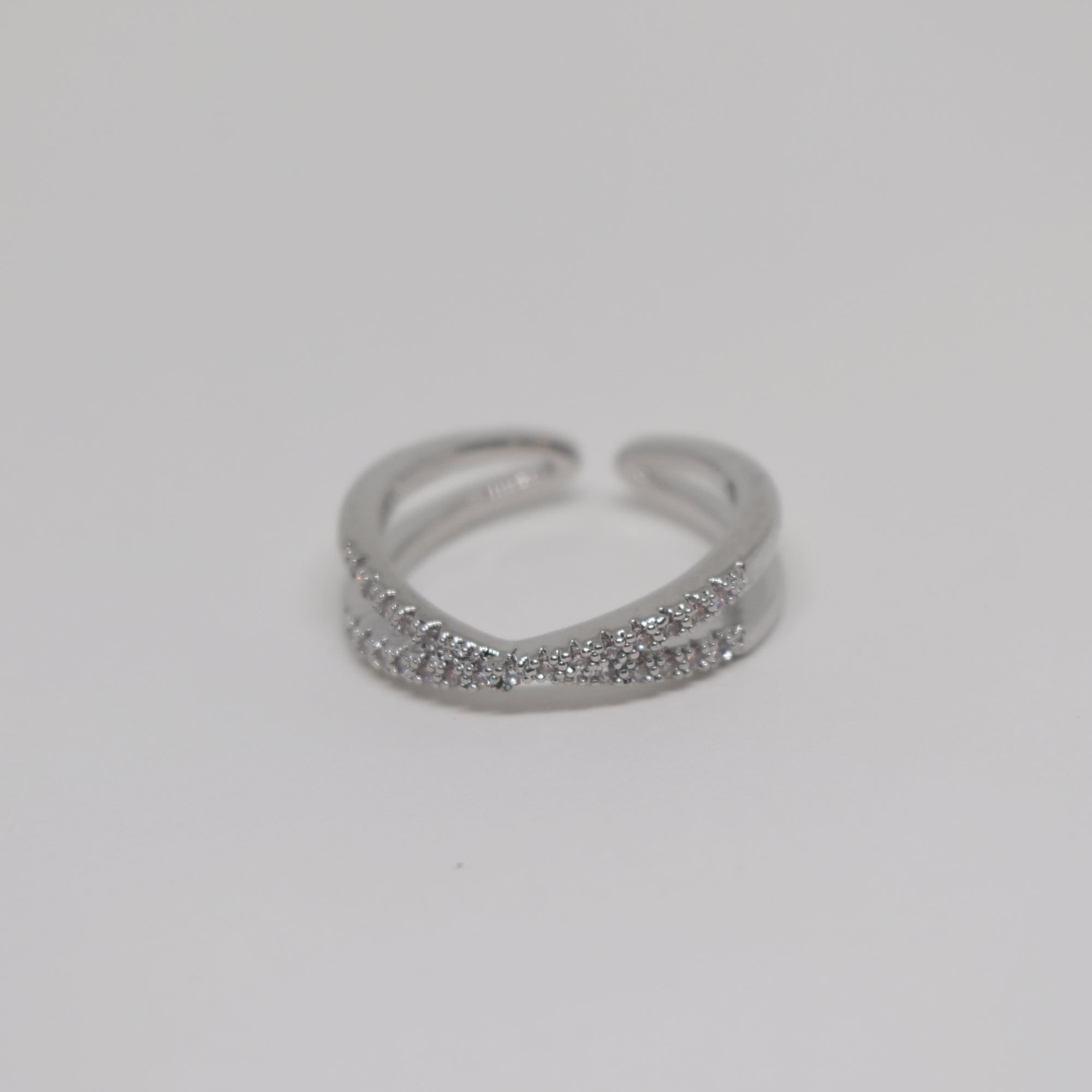 Cross Silver Small Ring