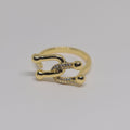 Cross U-Shaped Ring