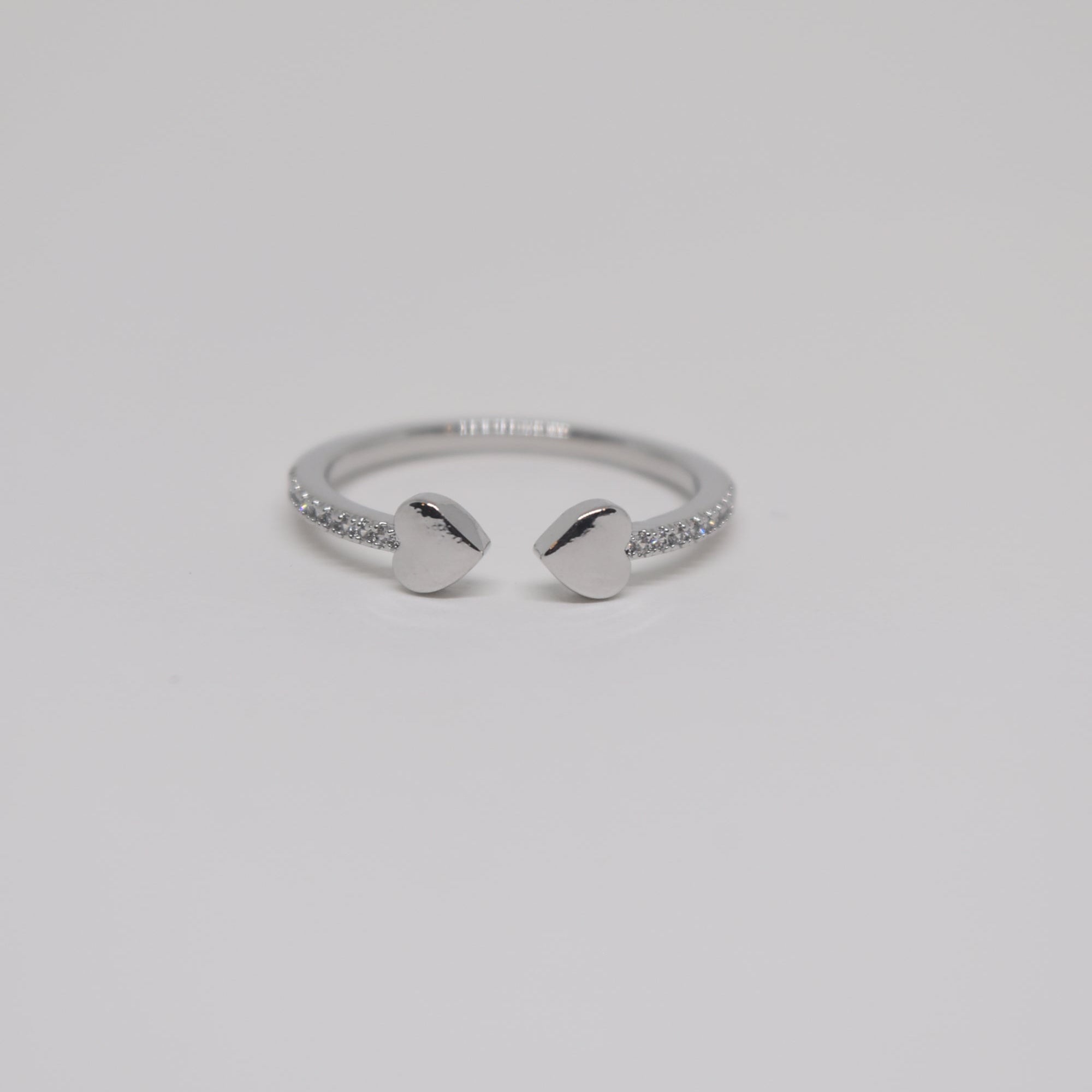 Mini Heart Silver Ring