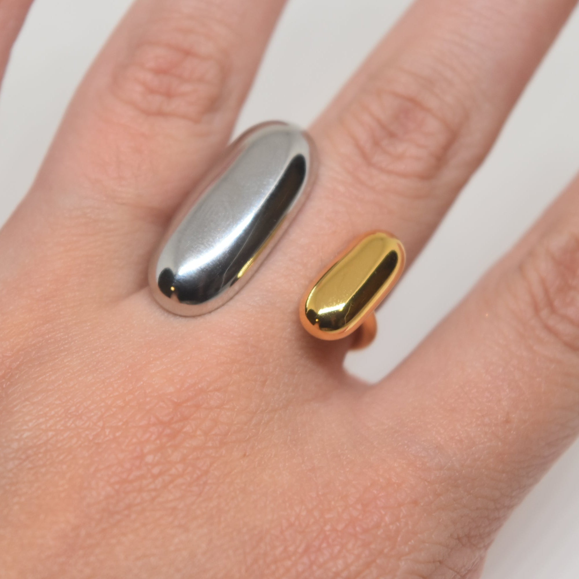 Gold and Silver Ring