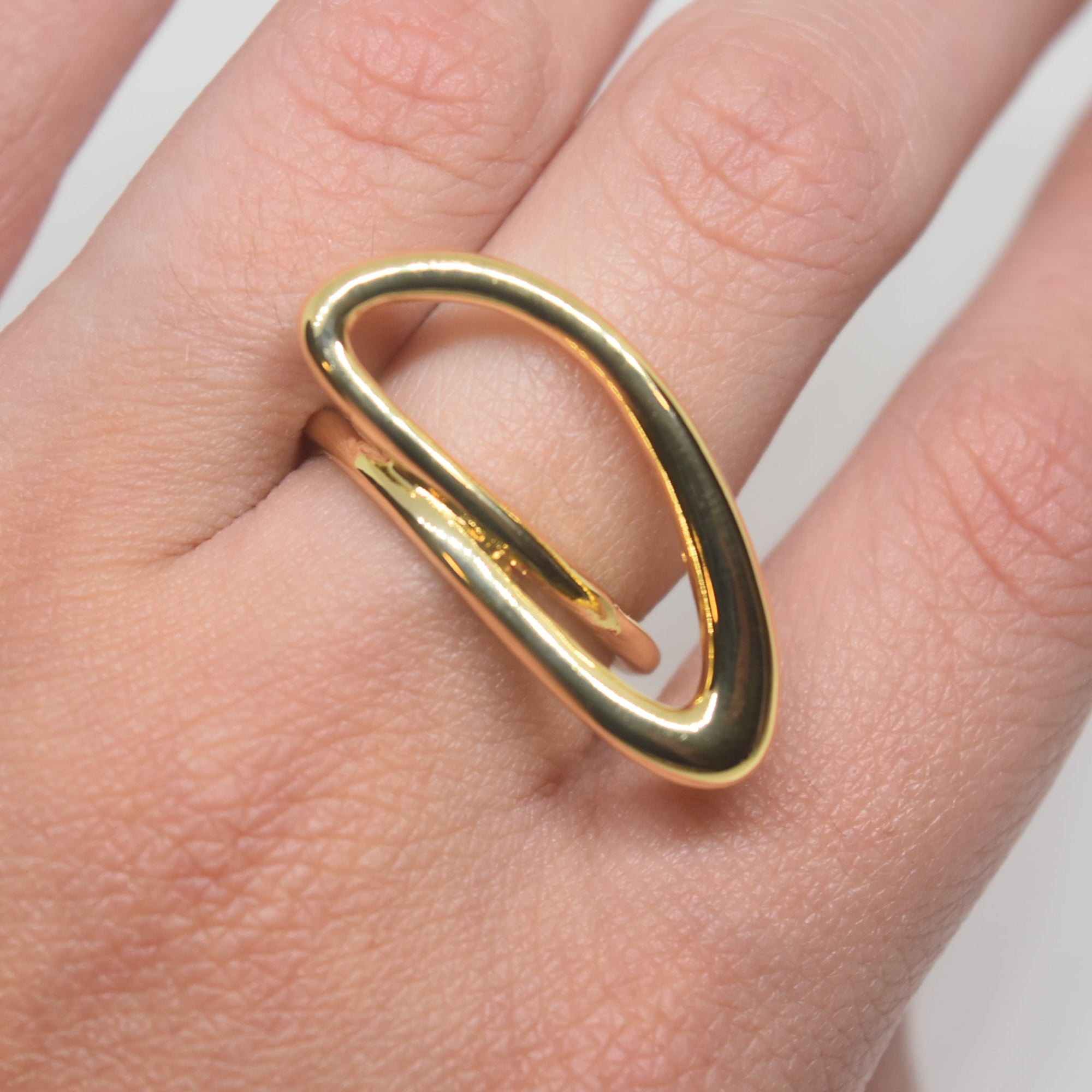 Oval Gold Ring