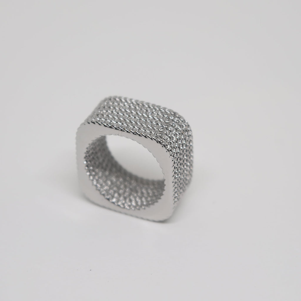 Square Shape Zirconia Ring