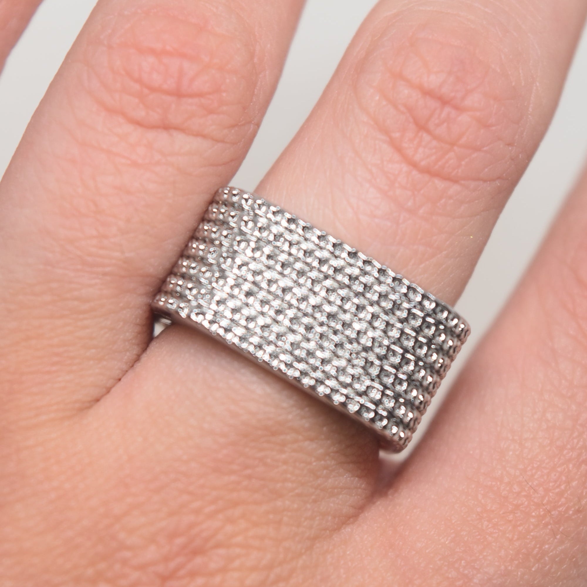 Square Shape Zirconia Ring