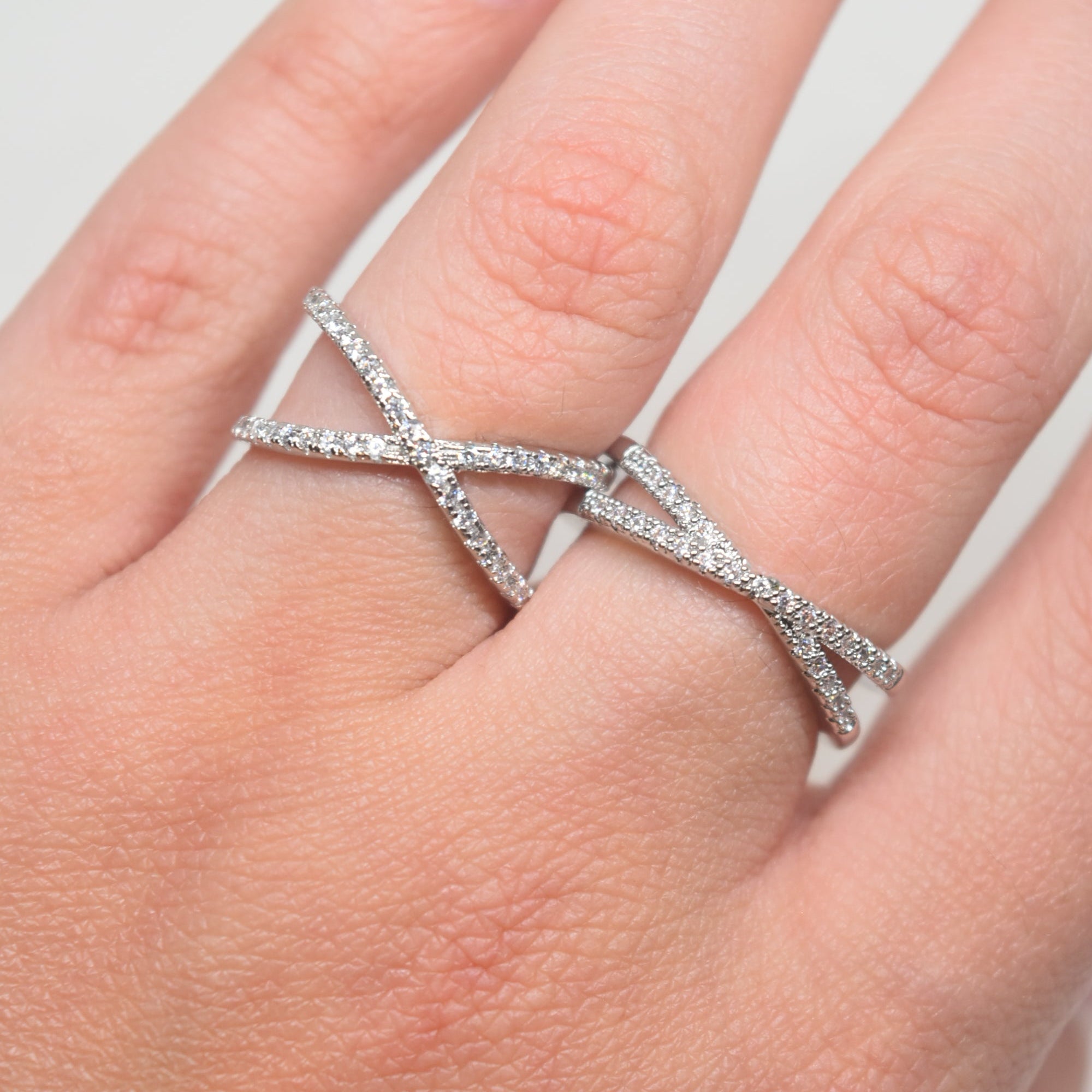 Cross Silver Small Ring