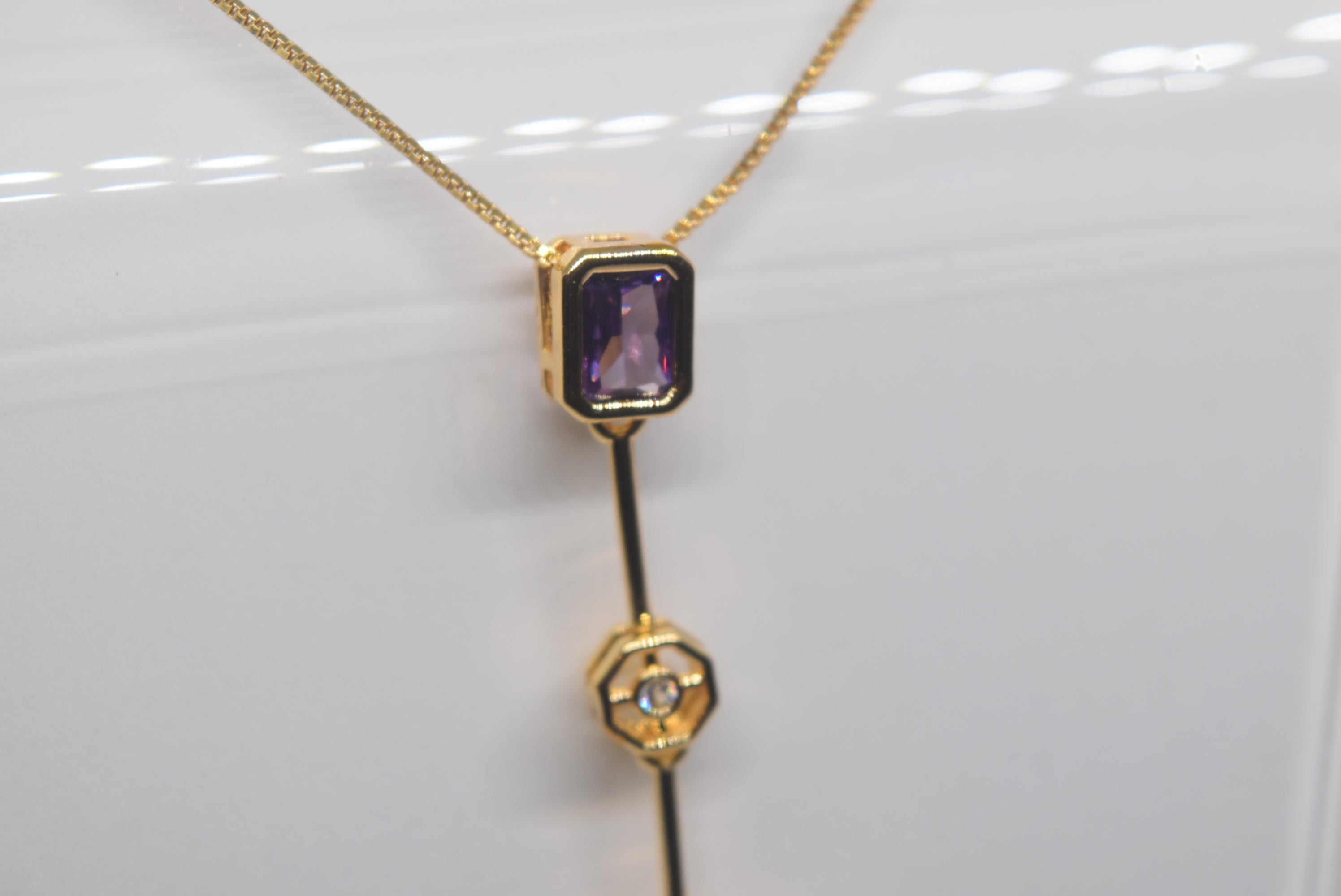 Colorful Zirconia Necklace