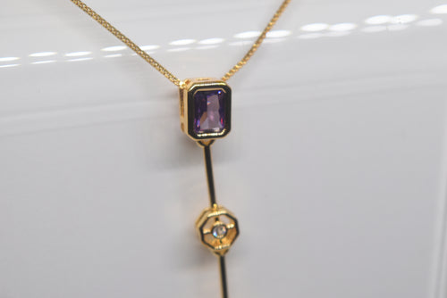 Colorful Zirconia Necklace