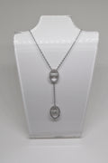 Zirconia Pendant Silver Necklace