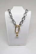 Gold and Silver Links Necklace