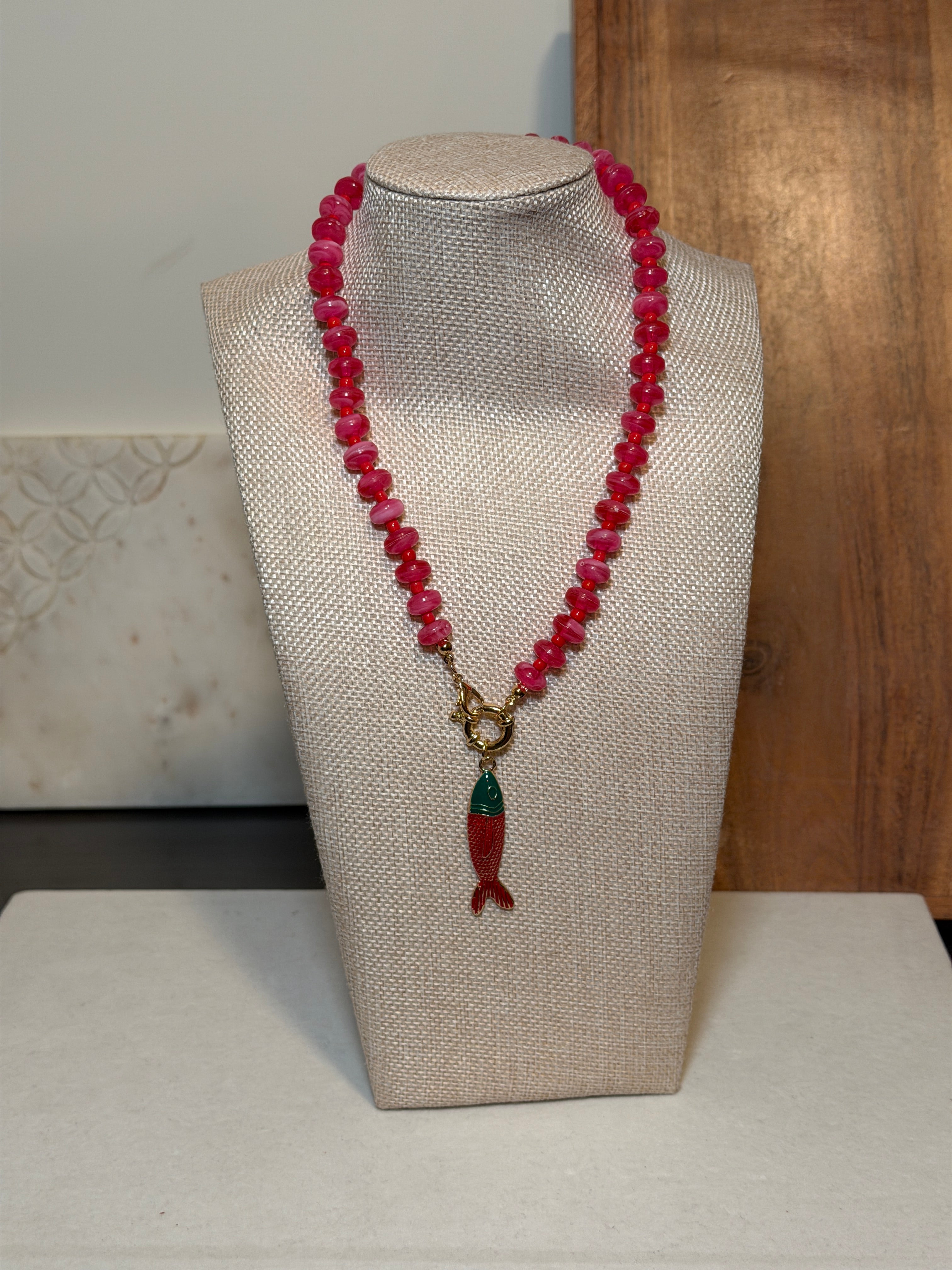 Fish Beads Necklace