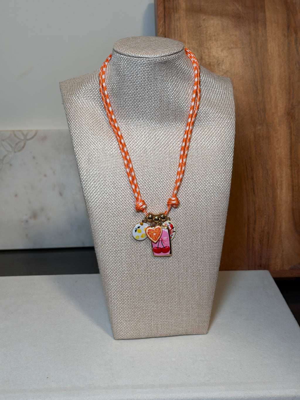 Thread Medals Necklace