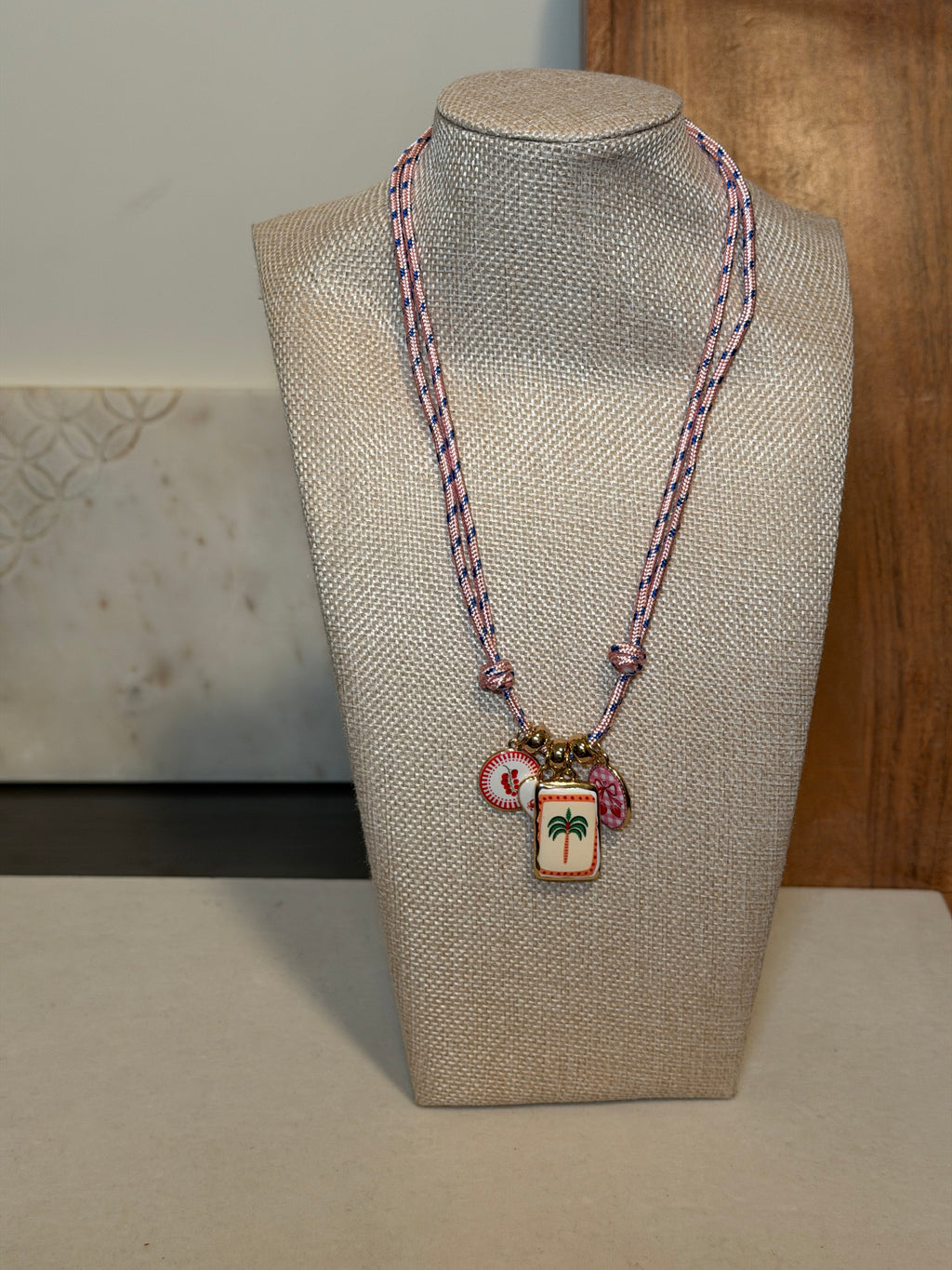 Thread Medals Necklace