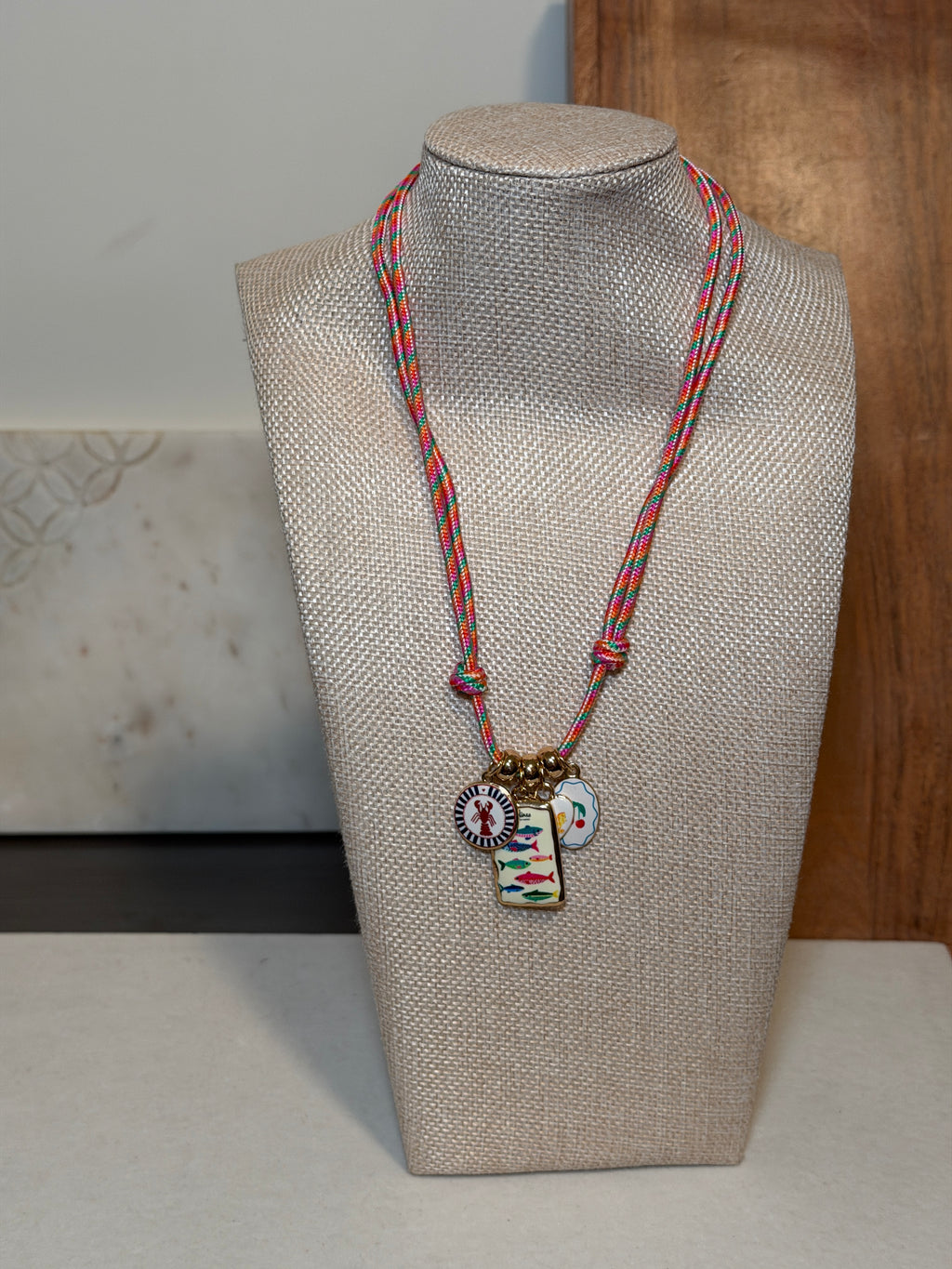 Thread Medals Necklace