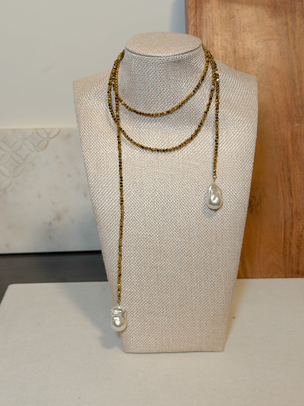 Beads and Pearls Necklace