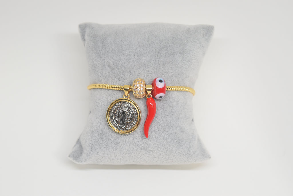 San Benito and Cornicello Bracelet