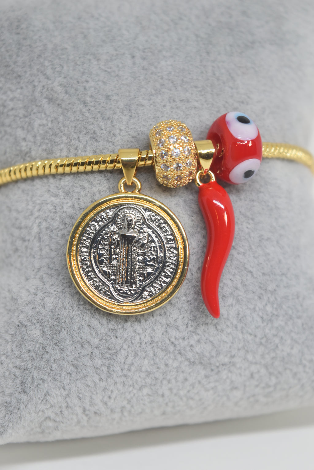San Benito and Cornicello Bracelet