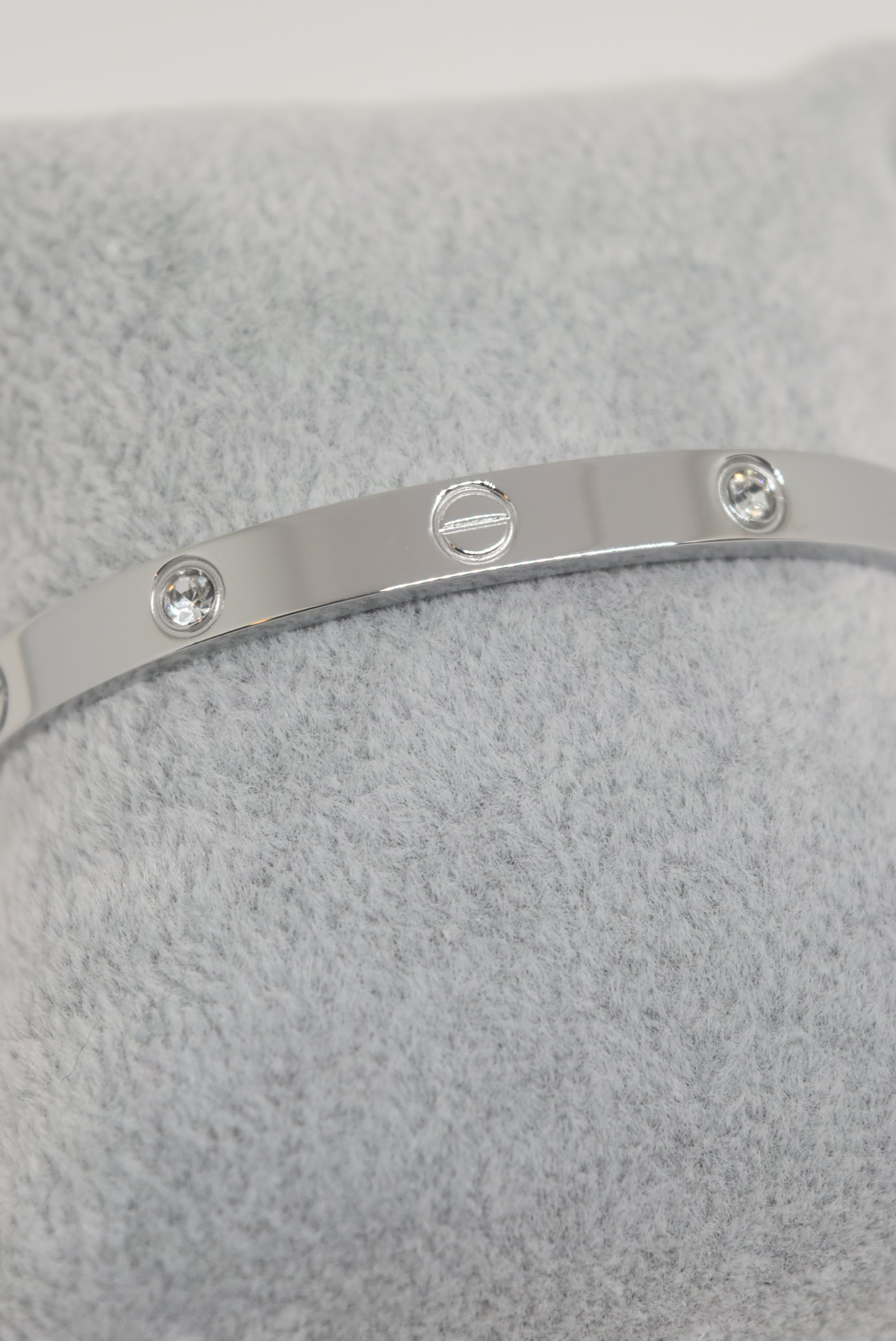 Nails and Rhinestones Bangle