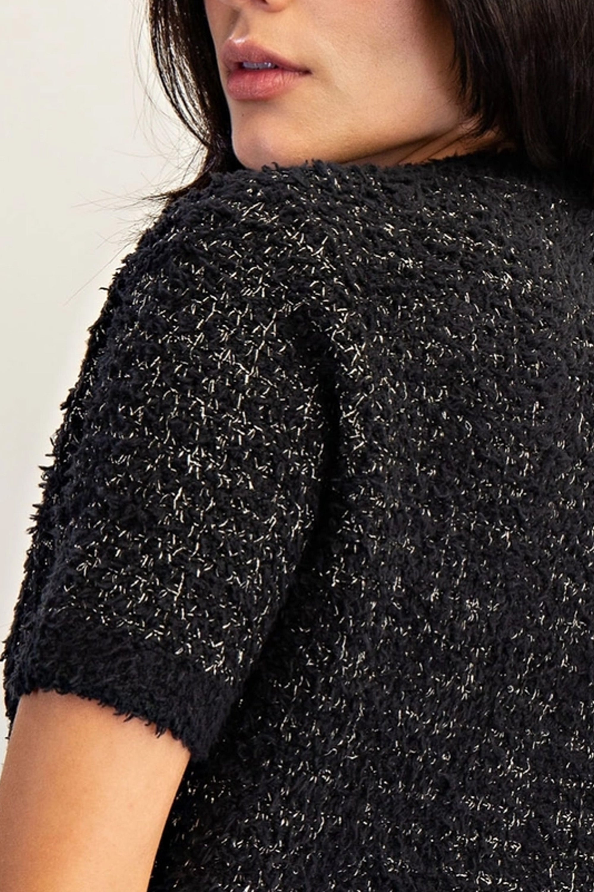 Tweed Cardigan with Matching Pants Set