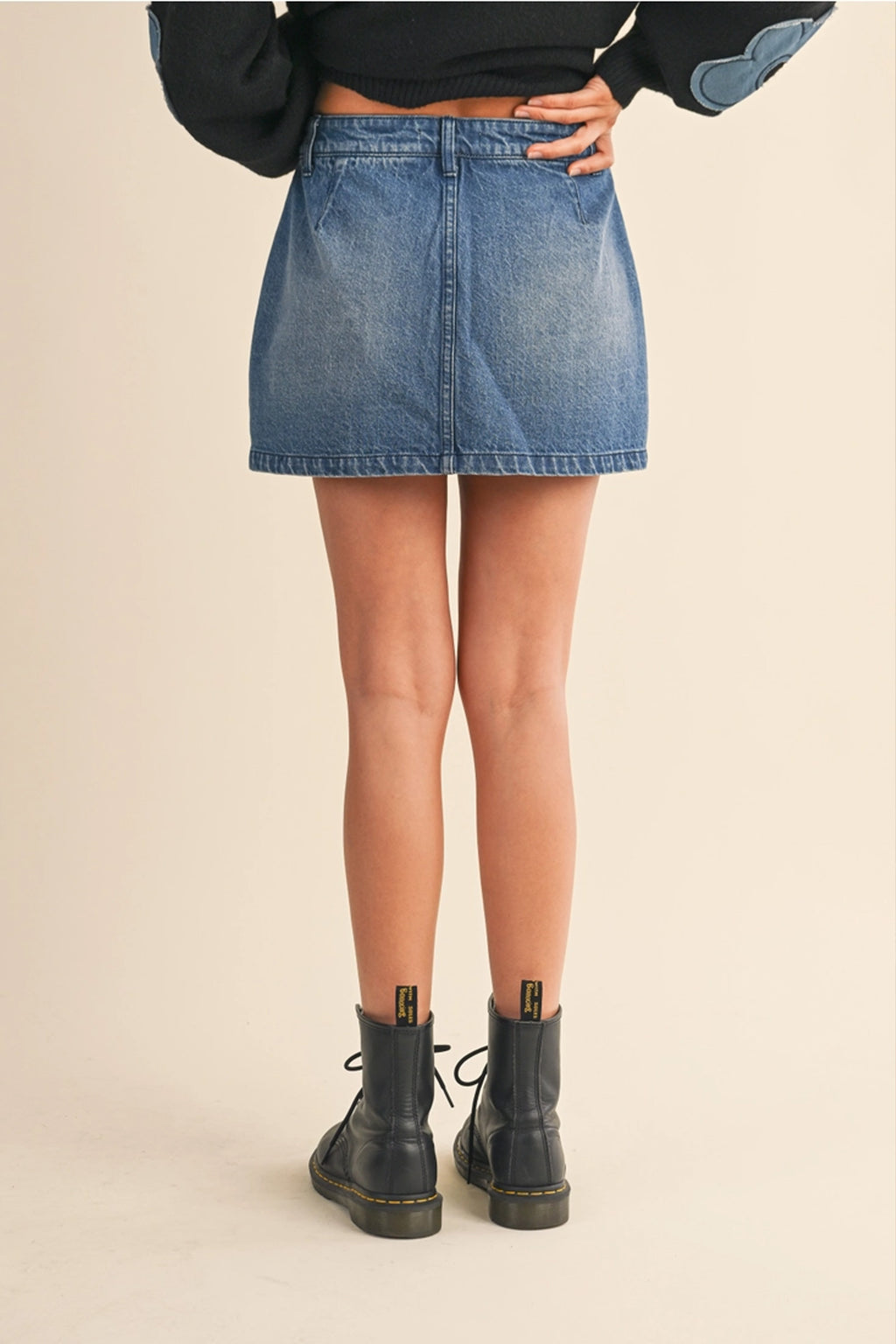 Denim Mini Skort