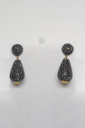 Graphite Dangle Earrings