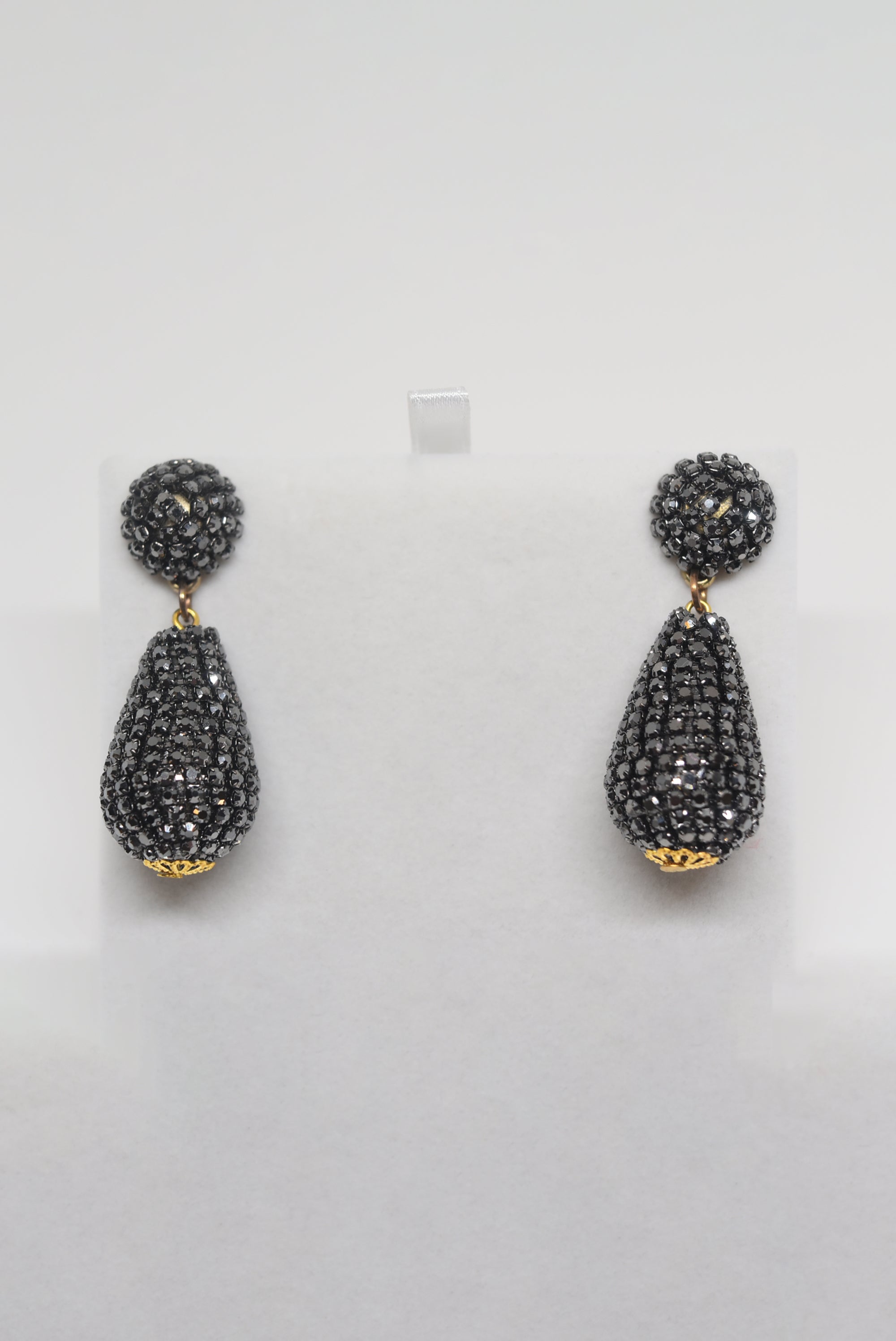 Graphite Dangle Earrings