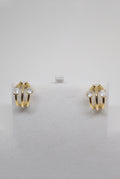 Rhinestones Triple Hoops