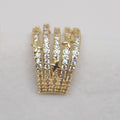Gold Rhinestones Earcuffs